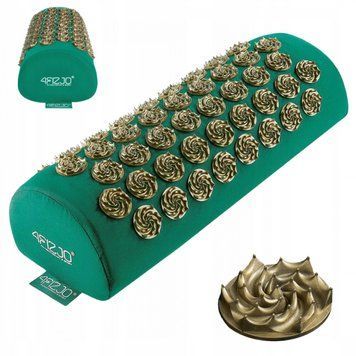 Валик акупунктурний 4FIZJO Standard Аплікатор Кузнєцова Navy Green/Gold (P-5907739316929) 4FJ0405 фото