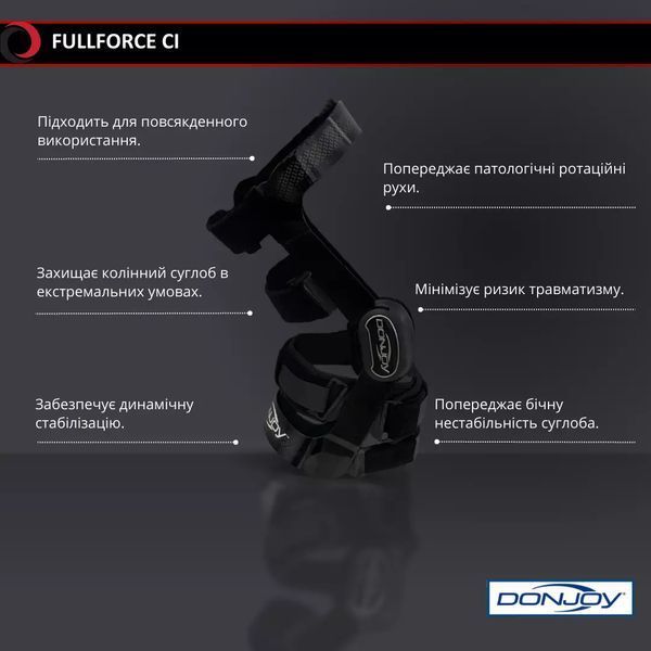 Функціональний армований ортез із динамічною фіксацією Fullforce CI 11-0264 / 11-0265 фото