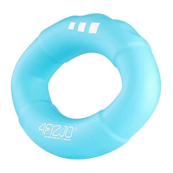 Еспандер кистьовий силіконовий 4FIZJO Medium 18 кг Sky Blue (P-5907739313744) 4FJ0273 фото