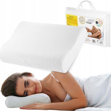 Подушка ортопедична 4FIZJO Ergo 40 x 60 см для сну White (P-5907739317018) 4FJ0406 фото
