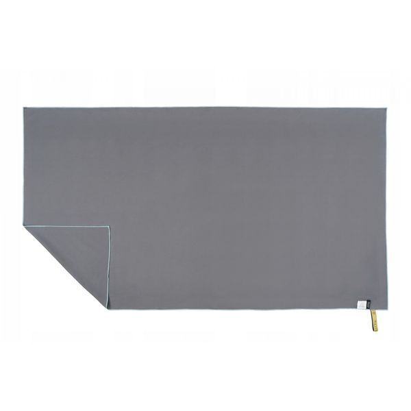 Рушник спортивний 4FIZJO 130 x 75 см з мікрофібри Grey (P-5907739317261) 4FJ0436 фото