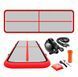 Мат гімнастичний надувний 4FIZJO Air Track Mat 600 x 200 x 20 см White/Red (P-5907739312044) P-5907739312044 фото 1