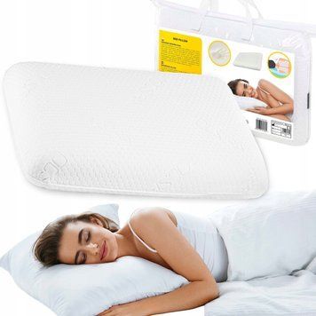 Подушка ортопедична 4FIZJO Med 40 x 60 см для сну White (P-5907739317032) 4FJ0407 фото