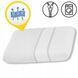 Подушка ортопедична 4FIZJO Med 40 x 60 см для сну White (P-5907739317032) 4FJ0407 фото 9