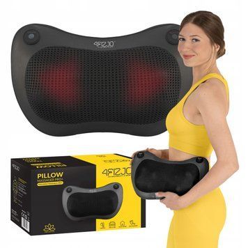 Подушка-масажер 4FIZJO Shiatsu Pro+ Black (P-5907739319159) 4FJ0562 фото