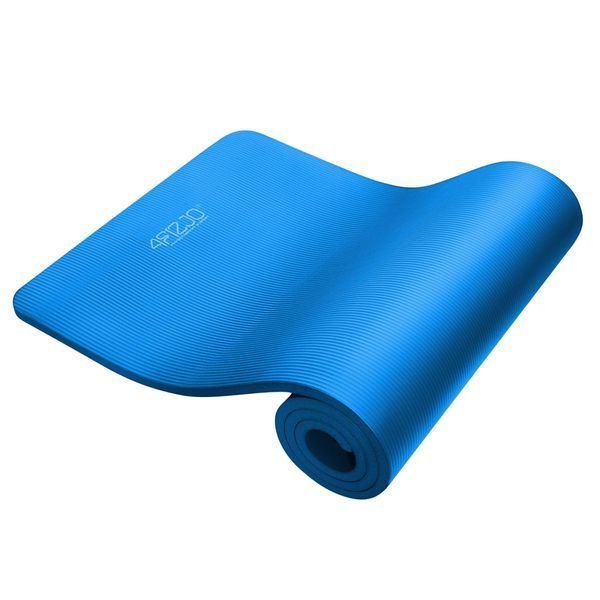 Килимок (мат) спортивний 4FIZJO NBR 180 x 60 x 1 см для йоги та фітнесу Blue (P-5907222931028) 4FJ0014 фото