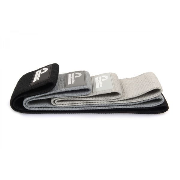 Резинки для фітнесу з тканини Majestic Sport Hip Band набір 3 шт 13-37 кг M-HB-4504 M-HB-4504 фото