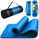 Килимок (мат) спортивний 4FIZJO NBR 180 x 60 x 1 см для йоги та фітнесу Blue (P-5907222931028) 4FJ0014 фото 8