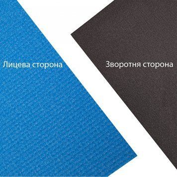 Килимок спортивний IVN 1800х600х16 мм синьо-сірий IV-7049 фото
