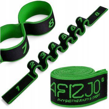 Еспандер з петлями для розтяжки 4FIZJO 90 см Black/Green (P-5907739313799) P-5907739313799 фото