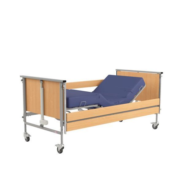 Ліжко реабілітаційне RehaBed Taurus 2, стандарт, металеве SIL - бук Nursing care bed TAURUS 2 фото