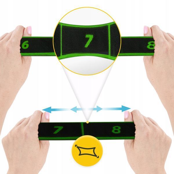 Еспандер з петлями для розтяжки 4FIZJO 90 см Black/Green (P-5907739313799) P-5907739313799 фото