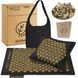 Килимок акупунктурний з подушкою 4FIZJO Eco Mat Аплікатор Кузнєцова Black/Gold (P-5907739311566) 4FJ0179 фото 1