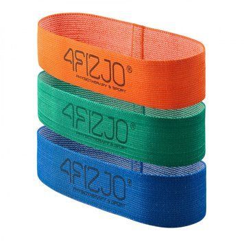 Набір резинок для фітнесу із тканини 4FIZJO Flex Band 3 шт 1-15 кг Mix (P-5907739310958) 4FJ0126 фото