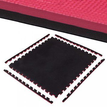 Мат-пазл (ласточкин хвіст) 4FIZJO Mat Puzzle EVA 100 x 100 x 2 cм Blue/Red (P-5907739310002) FM0007 фото
