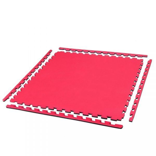 Мат-пазл (ласточкин хвіст) 4FIZJO Mat Puzzle EVA 100 x 100 x 2 cм Blue/Red (P-5907739310002) FM0007 фото