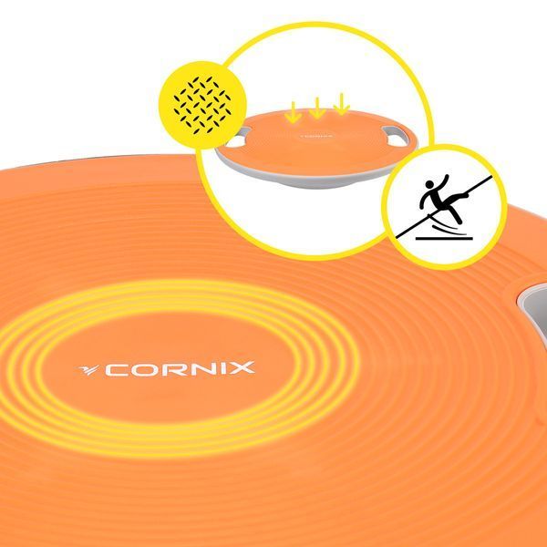 Балансувальна платформа Cornix кругла, пластикова XR-0444 Orange/Grey XR-0444 фото