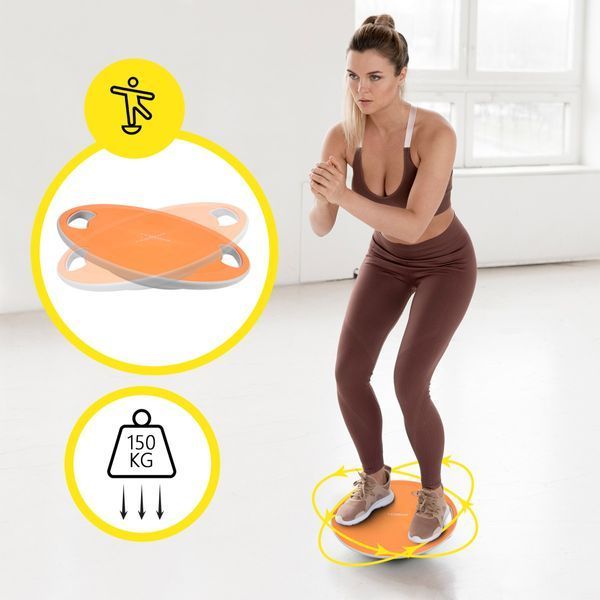 Балансувальна платформа Cornix кругла, пластикова XR-0444 Orange/Grey XR-0444 фото