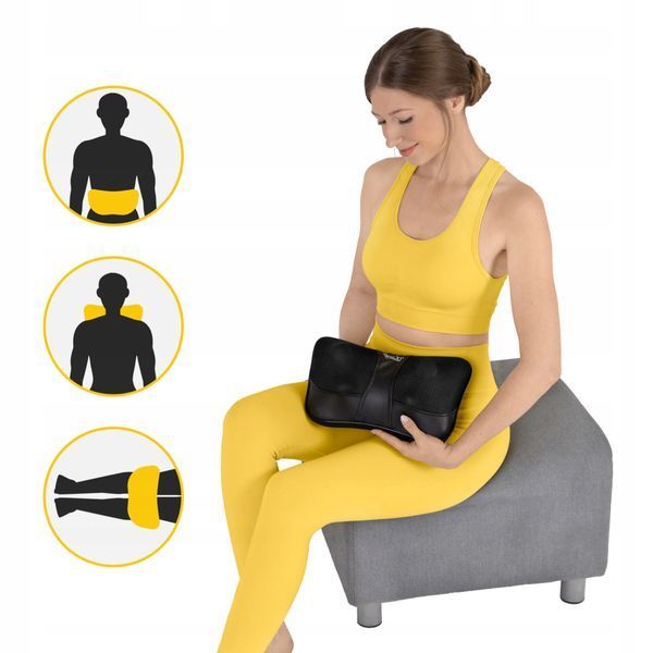 Подушка-масажер 4FIZJO Shiatsu Ultra+ Black (P-5907739319173) 4FJ0560 фото