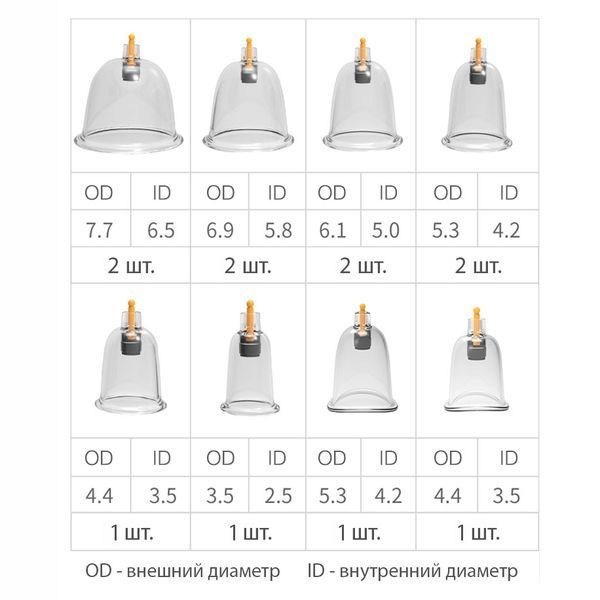 Массажные банки OSD-CUPPING-12 CUPPING-12 фото