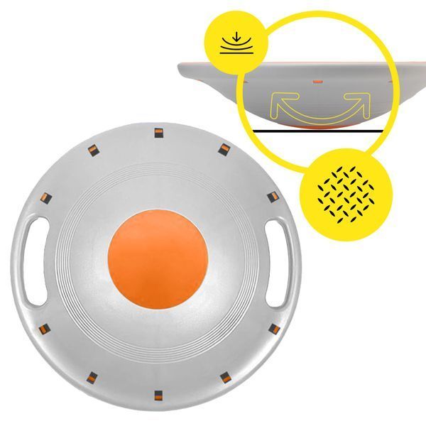 Балансувальна платформа Cornix кругла, пластикова XR-0444 Orange/Grey XR-0444 фото