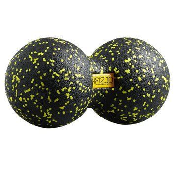 Масажний м'яч подвійний 4FIZJO EPP DuoBall 12 Black/Yellow (P-5907222931332) 4FJ0082 фото