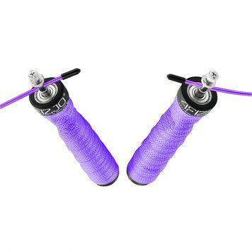 Скакалка швидкісна для кросфіту 4FIZJO Speed Rope PRO+ Violet (P-5907739313188) 4FJ0246 фото