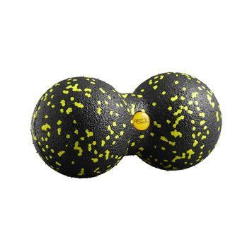 Масажний м'яч подвійний 4FIZJO EPP DuoBall 08 Black/Yellow (P-5907222931301) 4FJ0083 фото