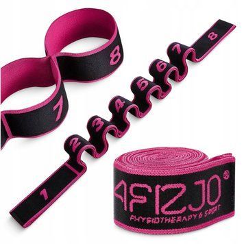 Еспандер з петлями для розтяжки 4FIZJO 90 см Black/Pink (P-5907739313782) P-5907739313782 фото