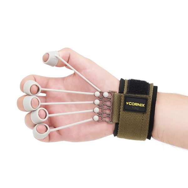Еспандер для пальців та зап'ястя Cornix Finger Gripper Pro 10 кг професійний XR-0215 XR-0215 фото