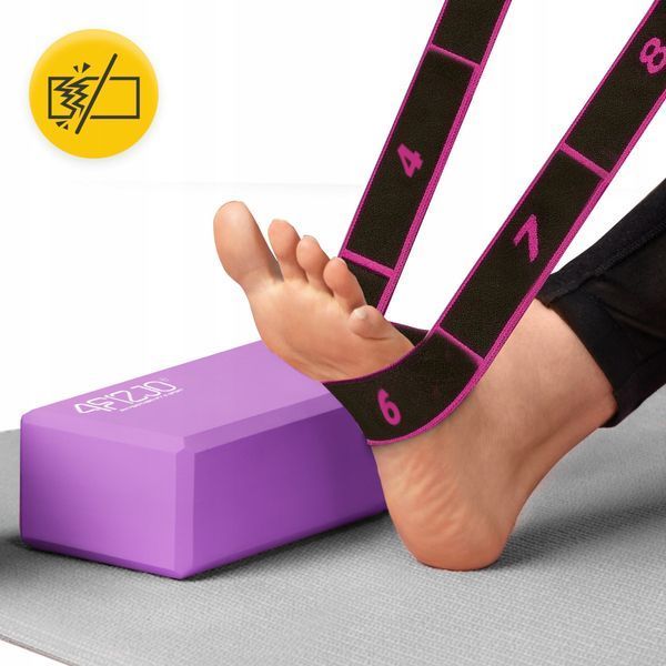 Еспандер з петлями для розтяжки 4FIZJO 90 см Black/Pink (P-5907739313782) P-5907739313782 фото