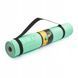 Килимок спортивний 4FIZJO TPE 4 мм для йоги та фітнесу 4FJ0335 Mint/Grey 4FJ0335 фото 4