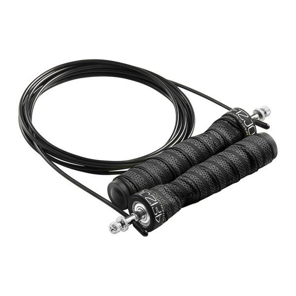 Скакалка швидкісна для кросфіту 4FIZJO Speed Rope PRO+ Black (P-5907739313164) 4FJ0247 фото