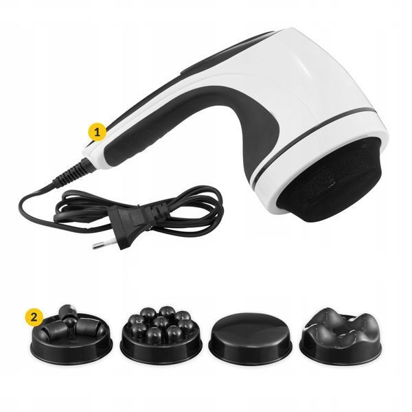 Ручний антицелюлітний масажер для тіла 4FIZJO Body Shaping 4 в 1 White (P-5907739319111) 4FJ0557 фото
