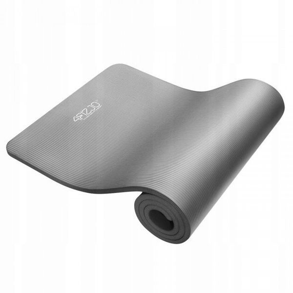 Килимок (мат) спортивний 4FIZJO NBR 180 x 60 x 1 см для йоги та фітнесу Grey (P-5907739317087) 4FJ0371 фото