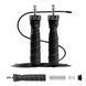 Скакалка швидкісна для кросфіту 4FIZJO Speed Rope PRO+ Black (P-5907739313164) 4FJ0247 фото 1