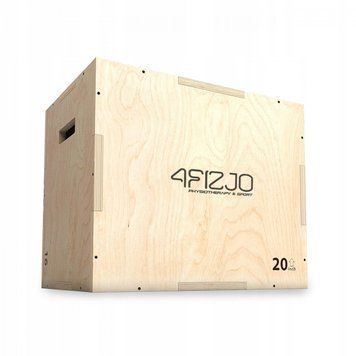 Бокс пліометричний 4FIZJO 3 в 1 60 x 50 x 40 см дерев'яний 4FJ0404 4FJ0404 фото