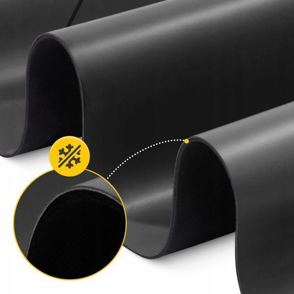 Килимок (мат) спортивний 4FIZJO PU 183 x 61 x 0.4 см для йоги та фітнесу Black (P-5907739319531) P-5907739319531 фото