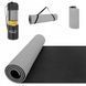Килимок (мат) спортивний 4FIZJO TPE 180 x 60 x 1 см для йоги та фітнесу Grey/Black (P-5907739311931) 4FJ0203 фото 1