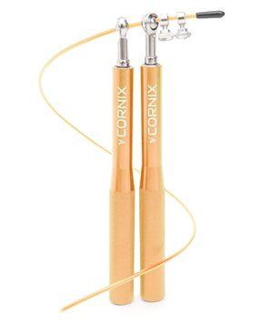 Скакалка швидкісна для кросфіту Cornix Speed Rope XR-0154 Gold XR-0154 фото