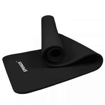 Коврик (мат) для йоги та фітнесу Springos NBR 1.5 см YG0029 Black YG0029 фото