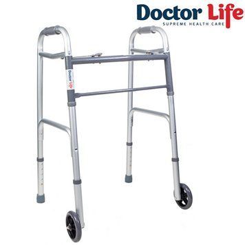 Ходунки складані з двома фіксаторами дорослі Doctor Life 10184SL/W 10184SL/W фото