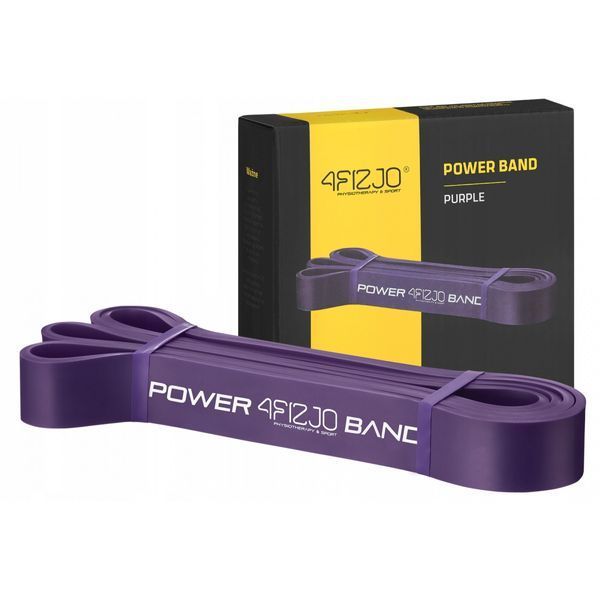 Еспандер-петля 4FIZJO Power Band 32 мм 17-26 кг резинка для фітнесу і спорту Violet (P-5907222931073) 4FJ1073 фото