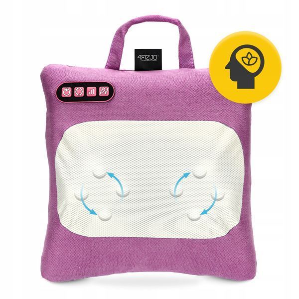 Подушка-масажер 4FIZJO Shiatsu Lite Violet (P-5905973404129) P-5905973404129 фото