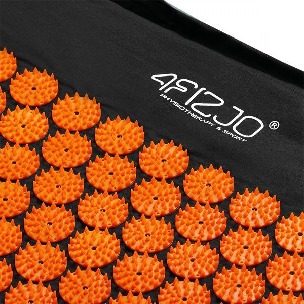 Килимок акупунктурний 4FIZJO Classic Mat Аплікатор Кузнєцова Black/Orange (P-5907222931738) 4FJ0041 фото