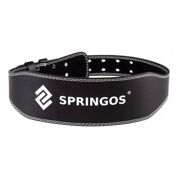 Пояс для важкої атлетики та пауерліфтингу Springos FA0120 L Black FA0120 фото