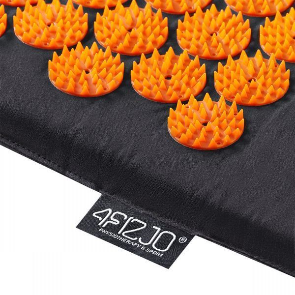Килимок акупунктурний 4FIZJO Classic Mat Аплікатор Кузнєцова Black/Orange (P-5907222931738) 4FJ0041 фото