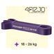 Еспандер-петля 4FIZJO Power Band 32 мм 17-26 кг резинка для фітнесу і спорту Violet (P-5907222931073) 4FJ1073 фото 10