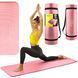 Килимок (мат) спортивний 4FIZJO NBR 180 x 60 x 1 см для йоги та фітнесу Light Pink (P-5907739317001) 4FJ0372 фото 1