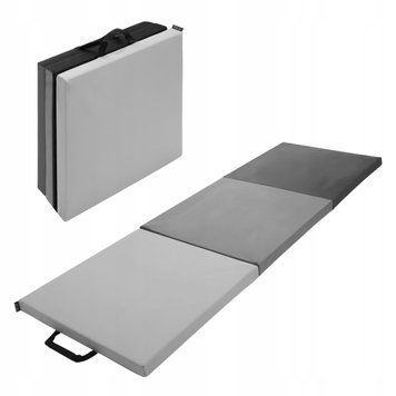 Мат гімнастичний складний 4FIZJO 180 x 60 x 5 см Black/Grey (P-5907739319692) 4FJ0571 фото